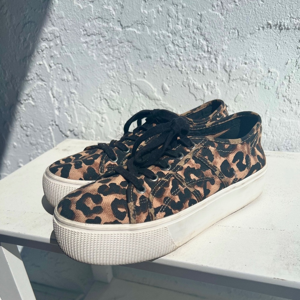 Steve Madden size 8 Leapord shoes